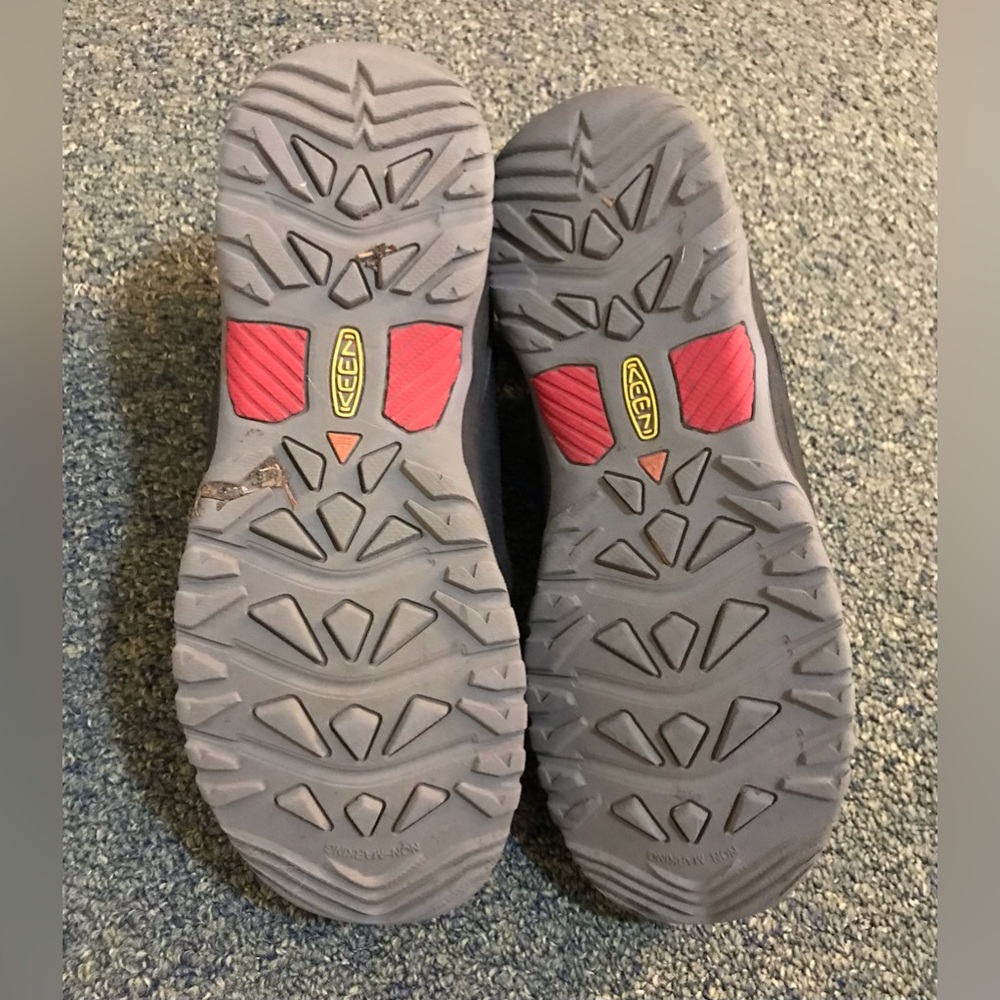 Keen Targhee Womens Size 7 Black Grey Keen Dry Waterproof Hiking Low Top Shoes - Picture 9 of 9
